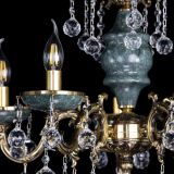 Люстра бронзовая Алфея №5 "Малахит" шар в Подольске