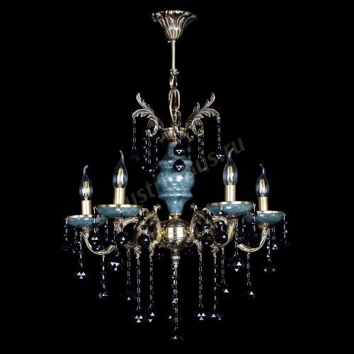 Люстра бронзовая Алфея №5 "Малахит" шар черная в Подольске Люстра бронзовая Алфея №5 "Малахит" шар черная в Подольске