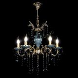 Люстра бронзовая Алфея №5 "Малахит" шар черная в Подольске Люстра бронзовая Алфея №5 "Малахит" шар черная в Подольске