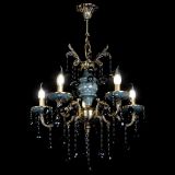 Люстра бронзовая Алфея №5 "Малахит" шар черная в Подольске Люстра бронзовая Алфея №5 "Малахит" шар черная в Подольске