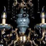 Люстра бронзовая Алфея №5 "Малахит" шар черная в Подольске Люстра бронзовая Алфея №5 "Малахит" шар черная в Подольске