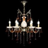 Люстра бронзовая Алфея №6 с камнем шар чайная в Подольске