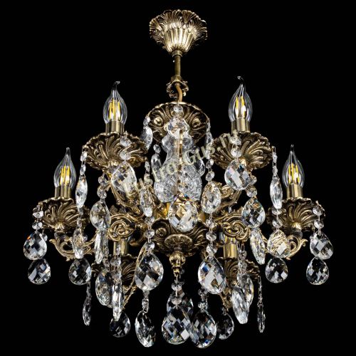 Люстра бронзовая Алфея №6/1 Баден в Подольске Гусь Хрустальный