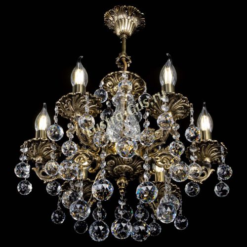 Люстра бронзовая Алфея №6/1 Шар в Подольске Гусь Хрустальный