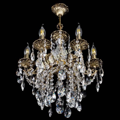 Люстра бронзовая Алфея №6/3 Лучик в Подольске Гусь Хрустальный