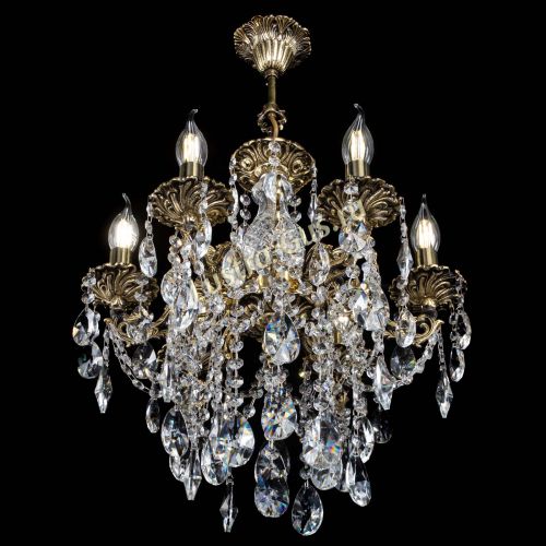 Люстра бронзовая Алфея №6/3 Лучик в Подольске Гусь Хрустальный