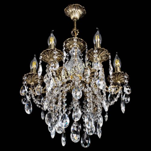 Люстра бронзовая Алфея №6/3 Журавлик в Подольске Гусь Хрустальный