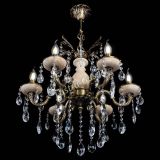 Люстра бронзовая Алфея №6 с камнем шар в Подольске