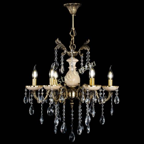 Люстра Алфея №6 с камнем журавлик в Подольске Гусь Хрустальный