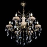 Люстра Алфея №6 с камнем журавлик в Подольске Люстра Алфея №6 с камнем журавлик в Подольске