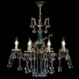 Люстра бронзовая Алфея Малахит №8 шар в Подольске