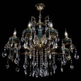 Люстра бронзовая Алфея Малахит №8 журавлик в Подольске