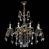 Люстра бронзовая Алфея Малахит №8 звездочка в Подольске