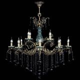 Люстра бронзовая Алфея Малахит №12 шар черная в Подольске Люстра бронзовая Алфея Малахит №12 шар черная в Подольске