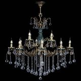 Люстра бронзовая Алфея Малахит №12 шар в Подольске