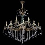 Люстра бронзовая Алфея Малахит №12 шар в Подольске