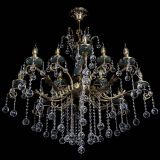 Люстра бронзовая Алфея Малахит №12 шар в Подольске