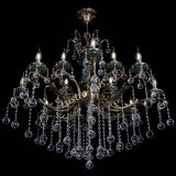 Люстра бронзовая Алфея Малахит №12 шар в Подольске