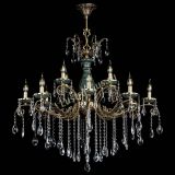 Люстра бронзовая Алфея Малахит №12 журавлик в Подольске Люстра бронзовая Алфея Малахит №12 журавлик в Подольске