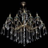 Люстра бронзовая Алфея Малахит №12 журавлик в Подольске Люстра бронзовая Алфея Малахит №12 журавлик в Подольске