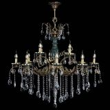 Люстра бронзовая Алфея Малахит №12 звездочка в Подольске Люстра бронзовая Алфея Малахит №12 звездочка в Подольске