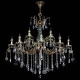 Люстра бронзовая Алфея Малахит №12 звездочка в Подольске Люстра бронзовая Алфея Малахит №12 звездочка в Подольске