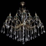 Люстра бронзовая Алфея Малахит №12 звездочка в Подольске Люстра бронзовая Алфея Малахит №12 звездочка в Подольске