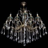 Люстра бронзовая Алфея Малахит №12 звездочка в Подольске Люстра бронзовая Алфея Малахит №12 звездочка в Подольске