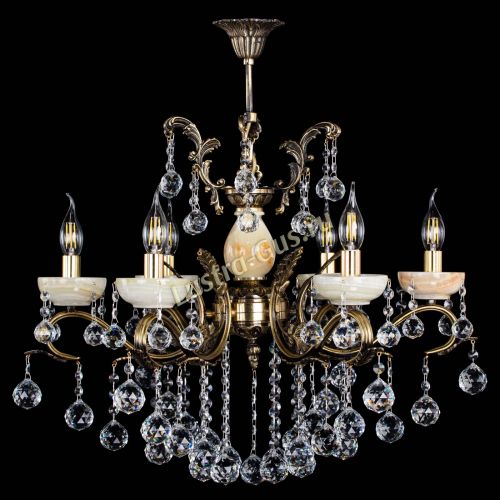 Люстра бронзовая Алфея Оникс №6/2 шар в Подольске Люстра бронзовая Алфея Оникс №6/2 шар в Подольске