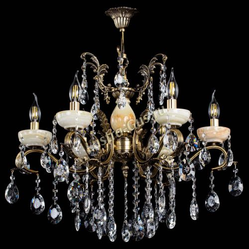 Люстра бронзовая Алфея Оникс №6/2 звездочка в Подольске Гусь Хрустальный