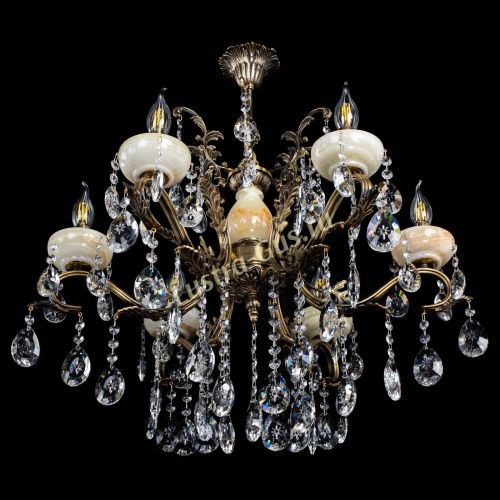 Люстра бронзовая Алфея Оникс №6/2 звездочка в Подольске Гусь Хрустальный