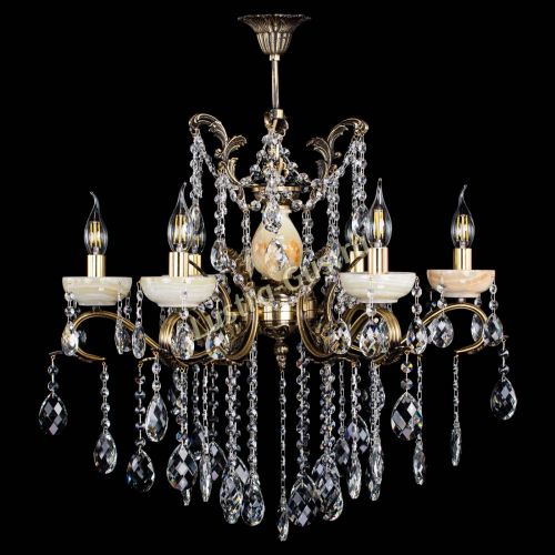 Люстра бронзовая Алфея Оникс №6 баден в Подольске Гусь Хрустальный