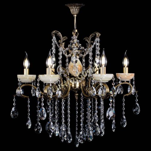 Люстра бронзовая Алфея Оникс №6 звездочка в Подольске Гусь Хрустальный