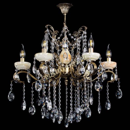 Люстра бронзовая Алфея Оникс №6 звездочка в Подольске Гусь Хрустальный