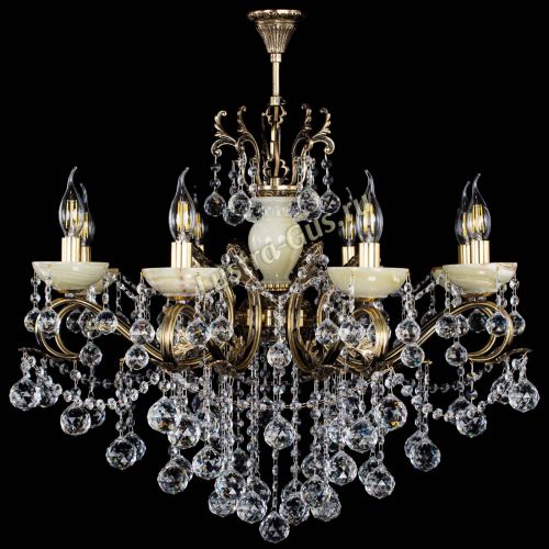 Люстра бронзовая Алфея Оникс №8 шары в Подольске Люстра бронзовая Алфея Оникс №8 шары в Подольске