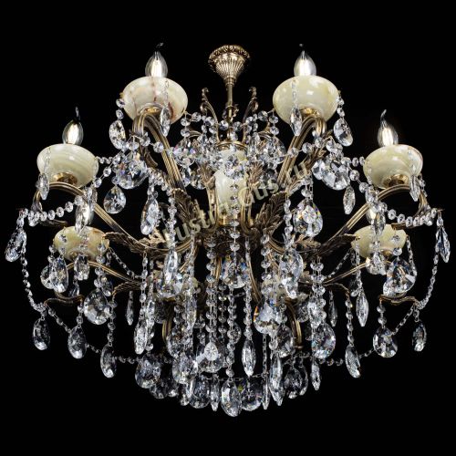 Люстра бронзовая Алфея Оникс №8 звездочка в Подольске Гусь Хрустальный