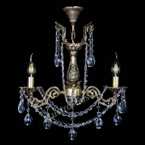 Бронзовая люстра Ариадна №2 Баден в Подольске Гусь Хрустальный