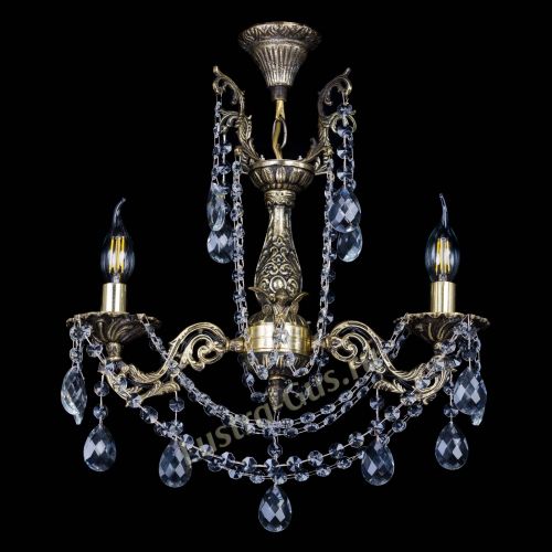 Бронзовая люстра Ариадна №2 Баден в Подольске Гусь Хрустальный