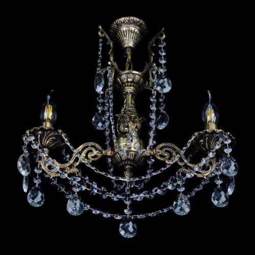 Бронзовая люстра Ариадна №2 Баден в Подольске Гусь Хрустальный