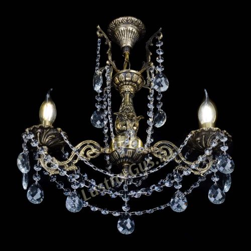 Бронзовая люстра Ариадна №2 Баден в Подольске Гусь Хрустальный