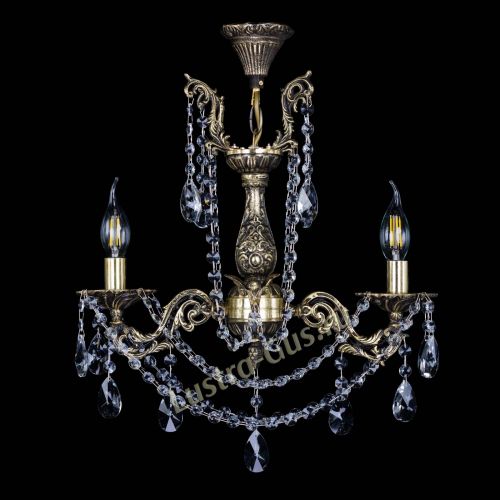 Бронзовая люстра Ариадна №2 Лучик в Подольске Гусь Хрустальный