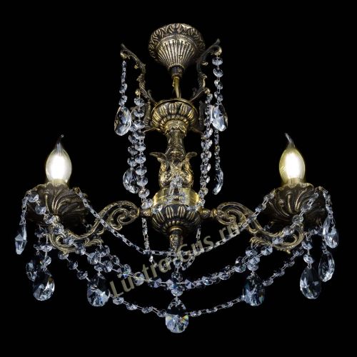 Бронзовая люстра Ариадна №2 Лучик в Подольске Гусь Хрустальный