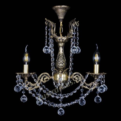 Люстра бронзовая Ариадна №2 Шар в Подольске Гусь Хрустальный