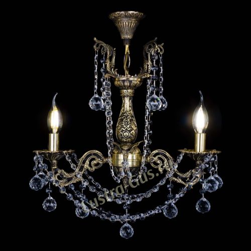 Люстра бронзовая Ариадна №2 Шар в Подольске Гусь Хрустальный