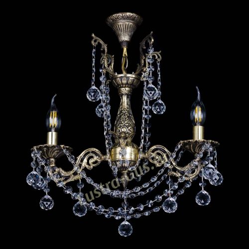 Люстра бронзовая Ариадна №2 Шар в Подольске Гусь Хрустальный