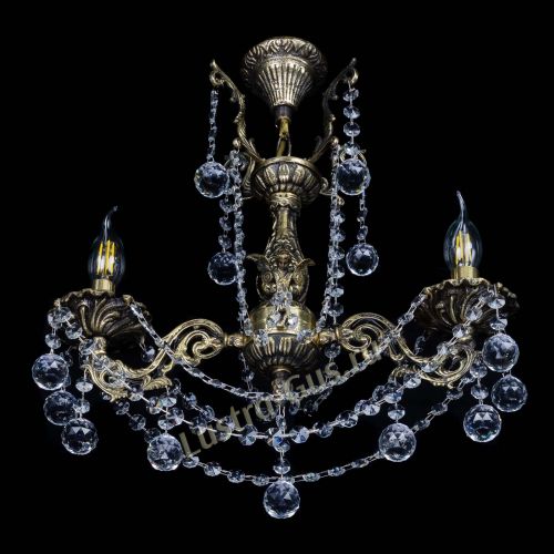 Люстра бронзовая Ариадна №2 Шар в Подольске Гусь Хрустальный