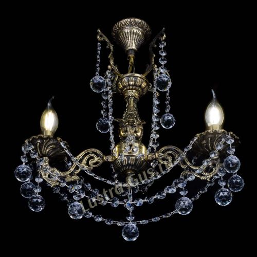 Люстра бронзовая Ариадна №2 Шар в Подольске Гусь Хрустальный