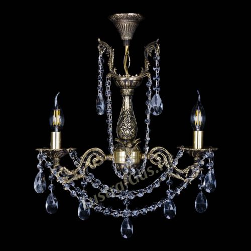 Бронзовая люстра Ариадна №2 Журавлик в Подольске Гусь Хрустальный