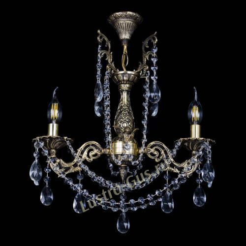 Бронзовая люстра Ариадна №2 Журавлик в Подольске Гусь Хрустальный