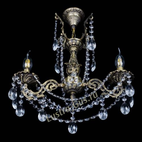 Бронзовая люстра Ариадна №2 Журавлик в Подольске Гусь Хрустальный